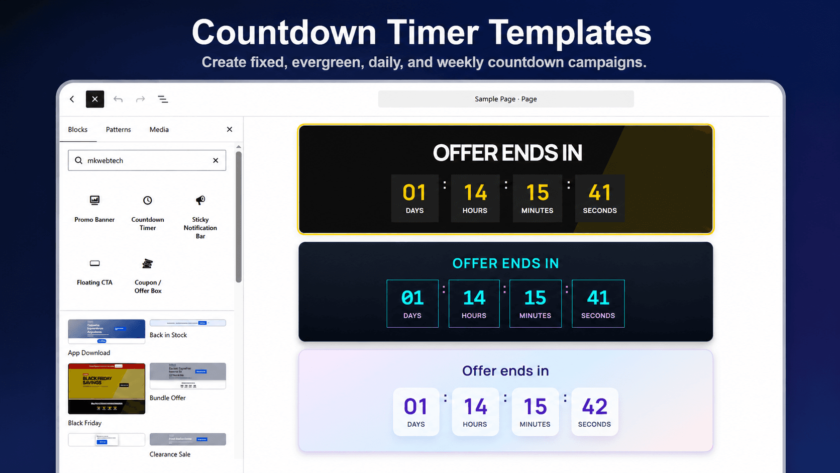 Overview of Conversion Blocks features